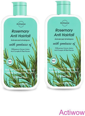 ACTIWOW Rosemary Shampoo For Providing Essential Nutrients to Scalp and Hair A001(500 ml)