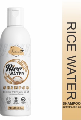RABENDA Rice Water Hair Shampoo Helps for Hair Grow Long, Damage Hair, Hairfall Control(200 ml)