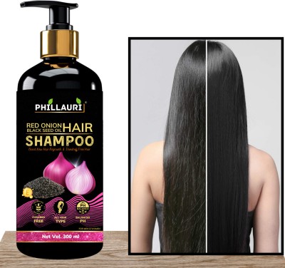 Phillauri Black Seed & Red Onion for Strong Hair Shampoo pack of 1(300 ml)