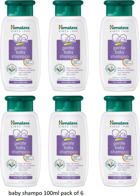 Himalaya Herbals BABY SHAMPO 100ML PACK OF 6 (100ml each)(600 ml)