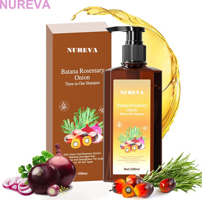 nureva Rosemary Batana Oil Shampoo 100ml with Onion(100 ml)