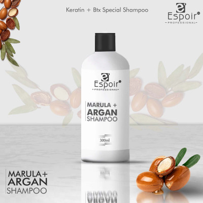 ESPOIR PROFESSIONAL MARULA + ARGAN SHAMPOO For Keratin + BTX Special Shampoo(300 ml)