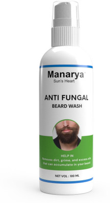 Manarya Anti Fungal Beard Wash Remove Dirt & Excess Oil (Ringworm, Alopecia Areata)(100 ml)