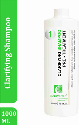 KeraVelvet Pro Tech Pre Clarifying Keratin Shampoo 1000 ml(1000 ml)
