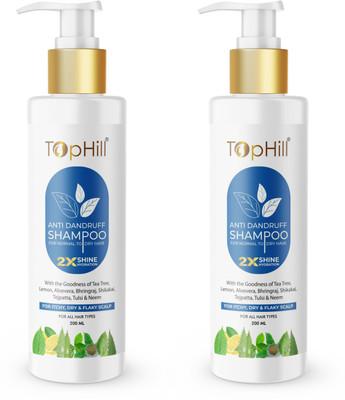 Tophill Anti Dandruff Shampoo Combo Pack of 2(400 ml)