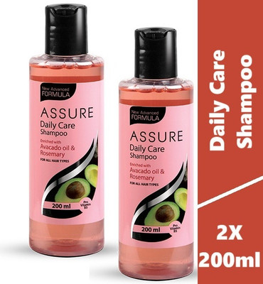 ASSURE Daily Care Shampoo, Enriched With Avocado& Rosemary For All Types hair(400 ml)