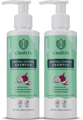 CAMISTA Hair Fall Control Shampoo with Onion & Rosemary Extract for Reduce Breakage(400 ml)