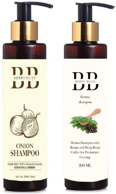 Berry Bliss onion shampoo & henna(400 ml)