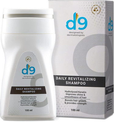D9 Shampoo for Strong Long Hair & Hair Fall Control | Smooth & Shiny Hair(100 ml)
