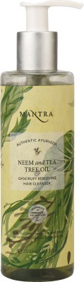 MANTRA Neem and Tea Tree Oil Dandruff Removing Hair Cleanser Suitable for Oily Scalp(250 ml)