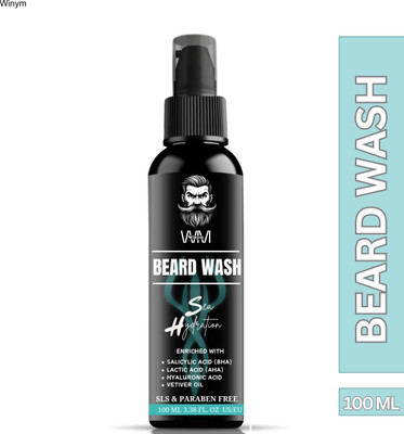 Winym Sea Hydration Beard Wash | Beard Wash with Herbal Nourishment(100 ml)