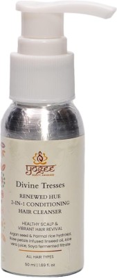 yogee DivineTresses RenewedHue 2-in1 Conditioning Hair Cleanser Nourishing Care-250 ML(50 ml)