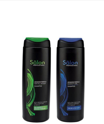 Modicare Puff & Salon Hair Fall Defense shampoo & Salon Dandruff Shampoo (Pack of 2)(200 ml)