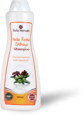 Balu Herbals Amla Reeta Shikaya Shampoo 200ml(200 ml)