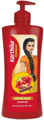 KARTHIKA Hair Fall Shampoo Shield With Goodness Of Shikakai and Hibiscus(650 ml)