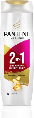 PANTENE PRO-V SILKY HAIRFALL CONTROL 2 IN 1 SHAMPOO 340ML PC*1(340 ml)