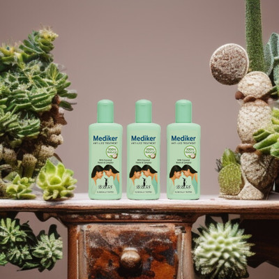 bbts HERBAL AND JADIBUTI EXTRACT MEDIKER SHAMPOO 50ML x 3pc(150 ml)