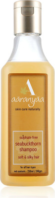 Aaranyaa Sulphate free Seabuckthorn shampoo with Amino Fruit Extract Brahmi Ashwagandha Reetha for Damage Protection(250 ml)