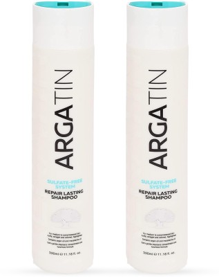 ARGATIN Keratin Repair Lasting Shampoo Sulphate and Paraben free Combo(660 ml)