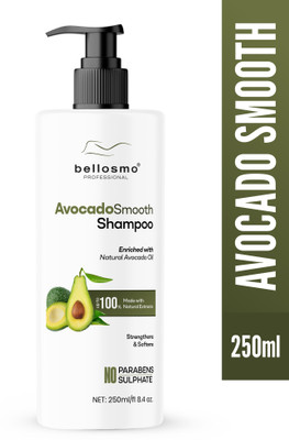 bellosmo PROFESSIONAL AVOCADO SMOOTH Deep Nourishing Shampoo for Healthy Hair (250 ml) (PACK OF 01)(250 ml)