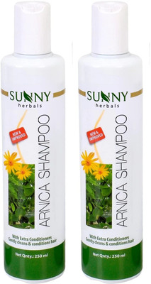 SUNNY Arnica Shampoo For Soft, Lustrous & Healthy Hair pack of 2 x 250ml(500 ml)