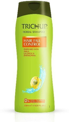 TRICHUP herbal shampoo hair fall control enriched with amla, licorice & bhringraj 400 ml pack of 1(400 ml)