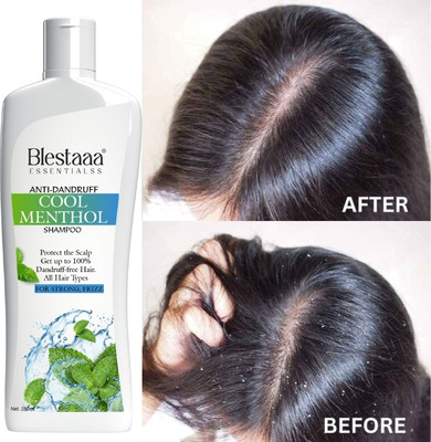 blestaaa essentialss MENTHIL COOL Anti Dandruff Neem Shampoo | No Sls & Paraben | Hair Fall Control(250 ml)