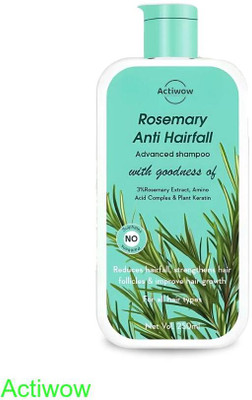 ACTIWOW Rosemary Shampoo For Combatting Hormonal Hair Loss and Strengthening(300 ml)