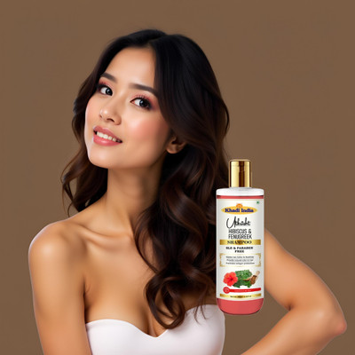 Utkrisht Khadi Hibiscus & Fenugreek Shampoo for Hair Repair and Growth Boost(200 ml)