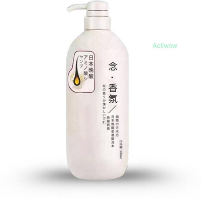 ACTIWOW Sakura Japanese Shampoo With Rice Water, With No Parabens(300 ml)