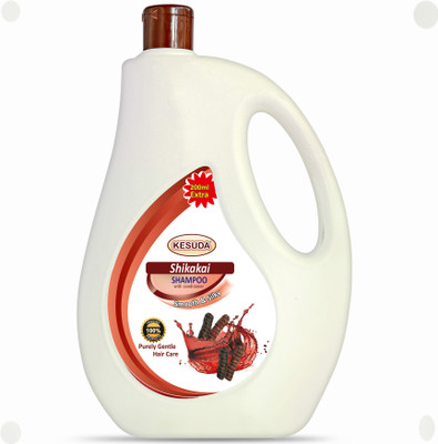 KESUDA Advanced Natural Shikakai Shampoo With Pure Extract For Strong And Shiney Hair(1 L)