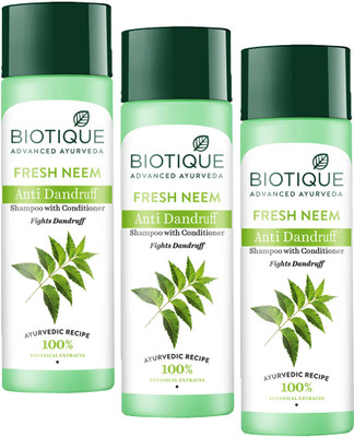 BIOTIQUE Fresh Neem Anti Dandruff Shmpoo(570 ml)