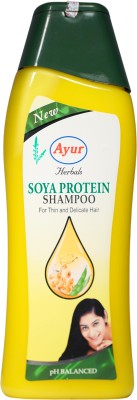 Ayur Soya Protein Shampoo with Orange | For Thin & Hair Growth I(1000 ml)