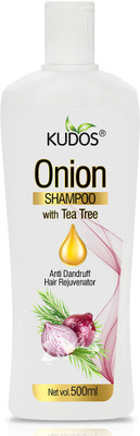 KUDOS ONION SHAMPOO WITH TEA TREE | Onion Hair Care Shampoo(500 ml)