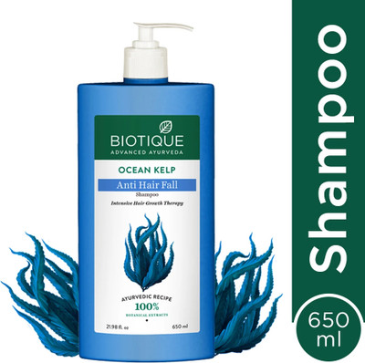 BIOTIQUE Ocean Kelp Anti Hair Fall Shampoo Intense Hair Growth Therapy(650 ml)