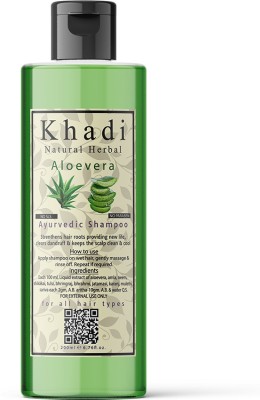 khadi natural herbal Aloe Vera Shampoo 200 ml - Paraben Free Organic Shampoo(200 ml)