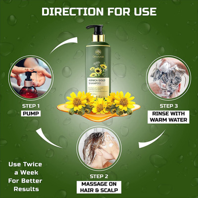 ldd bioscience OlNaturalé Arnica Gold Shampoo (200ml Pack of 1)(200 ml)