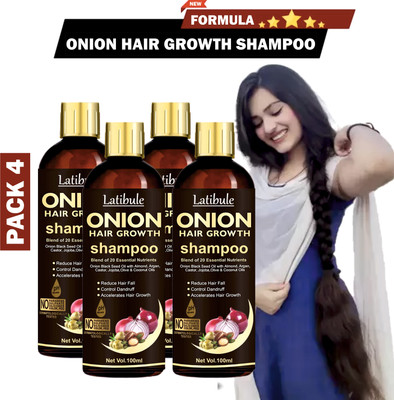 Latibule Black seed Onion Shampoo Anti Dandruff and Silky Hair(400 ml)