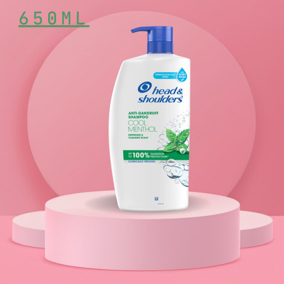 Head and Shoulders Smooth and Silky, Anti Dandruff Shampoo for Women (H&S03 Cool)(650 ml)