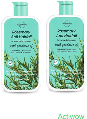 ACTIWOW Rosemary Shampoo For Enhancing Scalp Circulation and Promoting Growth A001(500 ml)