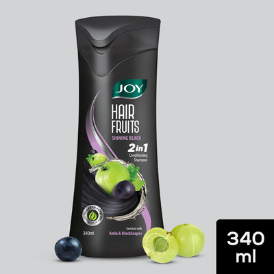 Joy Shining Black Amla Conditioning Shampoo for Long & Strong Hair(340 ml)