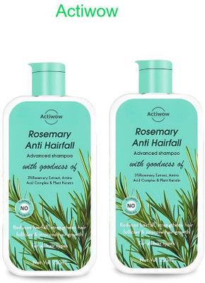 ACTIWOW Rosemary Shampoo For Balancing Scalp Oils and Preventing Hair Loss A001(500 ml)