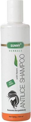 SUNNY HERBALS ANTILICE SHAMPOO WITH NEEM Pack of 3(0.15 L)
