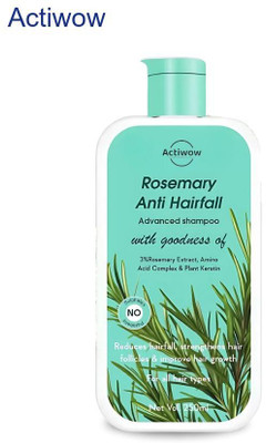 ACTIWOW Rosemary Shampoo For Preventing Hair Breakage and Boosting Thickness(300 ml)