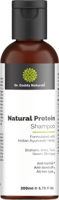 Dr. Daddy Natural's Natural Protein Shampoo | with indian ayurvedics herbs For Dry and Frizzy Hair(200 ml)