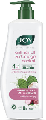 Joy Anti Hairfall & Damage Control 4-in-1 Multi Action Conditioning Shampoo(1000 ml)