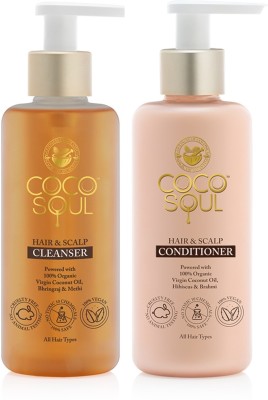 Coco Soul Hair & Scalp Cleanser & Conditioner with Coconut & Ayurveda (Parachute Advansed)(400 ml)