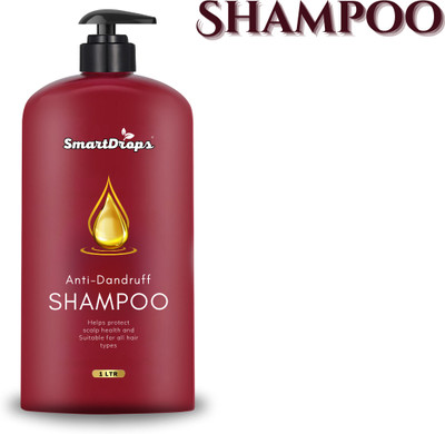 smartdrops Anti Dandruff Shampoo for Smooth & Silky Hair Shampoo Pk 1(1000 ml)