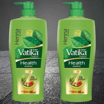 DABUR VATIKA Vatika Health Shampoo , Amla Pack of 2(1280 ml)