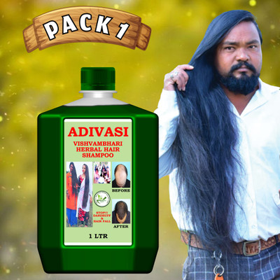 Vishvambhari Bhingraj Dandruff Control Hair Shampoo with Virgin Coconut & Amla(1 L)